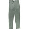 Vince Camuto Mens Windowpane Dress Pants Slacks, Grey, 31W x UnfinishedL