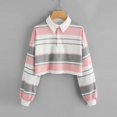 thumbnail image 2 of Ketyyh-chn99 T-Shirts pour Femmes Blouse Ample Confortable Manches Longues Col Rond Tunique Blouse Gris,S, 2 of 5