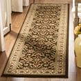 thumbnail image 3 of SAFAVIEH Lyndhurst Miah Floral Runner Rug, Brown/Ivory, 2'3" x 16', 3 of 11