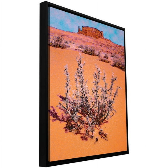 Dean Uhlinger "After Desert Rain" Floater-Framed Gallery-Wrapped Canvas