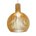 thumbnail image 1 of Modern Wood Pendant Light for Living Room Decoration Black Hanging Lamp Suspension Wooden Chandelier Lighting Fixtures, 1 of 4
