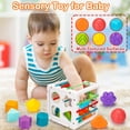 thumbnail image 4 of Vasos apilables con cordones Montessori de Baby Toy Qirptey, 4 of 6