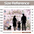 thumbnail image 6 of Pink Butterfly Floral Backdrop Baby Shower Colorful Flowers Backdrops for Photograph Background Wedding Girl Birthday Table Cake Party Decorations Photo Studio Props 8X6ft, 6 of 6