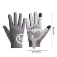 thumbnail image 3 of CxhicLuv Gray Cycling Gloves, Touchscreen Compatible, Anti-Slip Palm, Shock-Absorbing, Outdoor Sports Gloves – Ideal for Biking, Hiking, Suitable for Casual Riders, Outdoor Lovers, Gray, 3 of 7