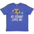 thumbnail image 3 of Inktastic My Grammy Loves Me Owl Youth T-Shirt, 3 of 5