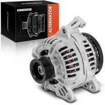 A-Premium Alternator Compatible with Dodge Ram 1500 2007 3.7L 4.7L, 12V 132A 6-Groove Pulley Clockwise, Replace# 56041120AD, RL041120AD