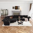 thumbnail image 1 of LLappuil Modular Sectional Sofa, Oversized 8 Seat Modular Sectional Sofa with Storage, 25.6" Deep Seat Chenille Sofa Couch for Living Room Black, 1 of 8