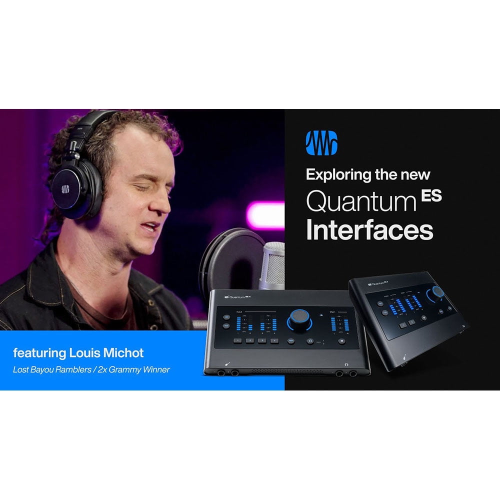 PreSonus 2777700503 Quantum ES 2 USB-C Audio Interface with Studio One Pro Software Bundle with 2YR CPS Enhanced Protection Pack