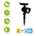 thumbnail image 2 of Projecteur de paysage LED noir à énergie solaire Mainstays, 60 lumens, 2 of 7
