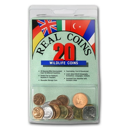 World Set 20-Coins Wildlife