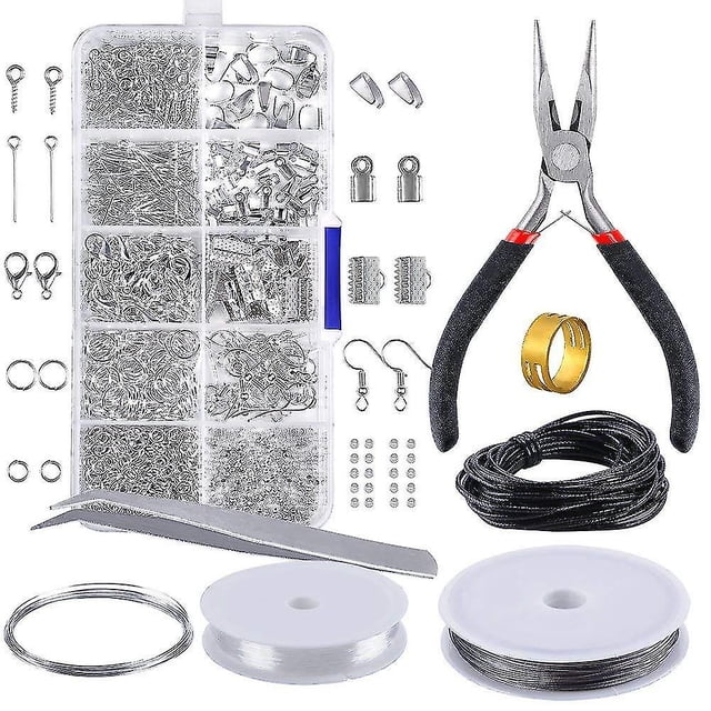 Jewelry Making And Repair Tools Kit Jewelry Making Kit Jewelry Findings Starter Kit Jewelry Beading Making And Repair
