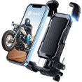thumbnail image 1 of Soporte para teléfono móvil, soporte para teléfono móvil para bicicleta, motocicleta, soporte para teléfono móvil para bicicleta, giratorio 360°, soporte universal para teléfono móvil, motocicleta, 1 of 1