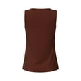thumbnail image 5 of Sigee Brown for Women's Workout Tank Top,Running Tank Tops,Sleeveless Gym ClothesXX-Large, 5 of 8