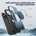 thumbnail image 6 of Dteck Magnetic Case for iPhone 11,Shockproof TPU+PC Ring Holder Kickstand Case Compatible with Mag Safe Slim Back Cover,Blue, 6 of 7