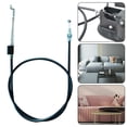 thumbnail image 2 of LEFU pour Câble de Sofa, Câble de Fauteuil Inclinable de Remplacement 120 mm, Câble de Chaise en Métal pour Canapé, Mécanisme d'Inclinaison de Meuble, Poignée, Longueur du Ressort 93 cm, Longueur Totale du Câble, 2 of 7