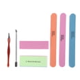 thumbnail image 1 of Multi-function Cuticle Removal Tool, Nail Files Buffer Kit, Dead Skin Pusher Household Nail Salons, 1 of 8