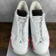 thumbnail image 5 of Ni-k-e Vintage Air Jordan 14 OG 1999 Candy Cane Size 13 136011-102 White Red Men’s Shoe, 5 of 6