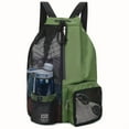 thumbnail image 5 of Yoyauz Swimming Bag Mesh Drawstring Backpack With Wet Bag, Suitable For Swimming, Fitness And Fitness Equipment, 5 of 7