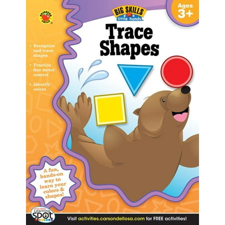 Recognizing Shapes - Trace Shapes, Ages 3+