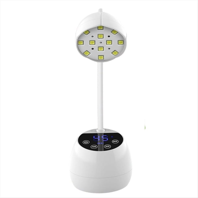 Lámpara de Uñas UV LED Inalámbrica de 36 W, Minilámpara UV para Uñas de Gel, Secador de Uñas Recargable con Sensor Inteligente y 4 Temporizadores