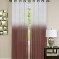 thumbnail image 2 of Essence Burgundy Fade Modern Window Curtain Panel, 52" x 84", Panel w/ Grommets, 2 of 5