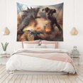 thumbnail image 3 of Godzilla Tapestry Wall Tapestry Godzilla Vs Kong Of The Monsters Poster Theme Party Supplies, 3 of 3