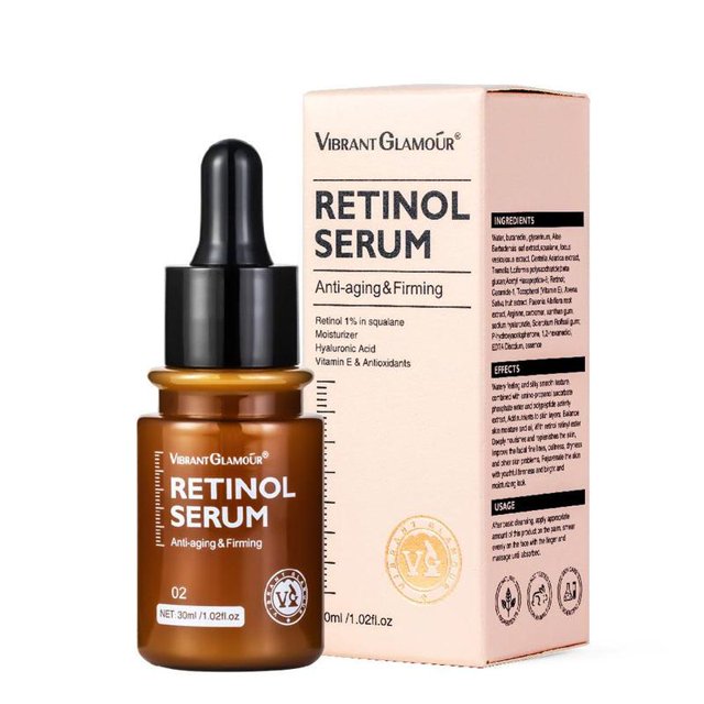 Retinol Removedor De Arrugas Suero Facial Anti-Envejecimiento Línea De Marchitamiento Ilumina La Piel Hidratante M5N5 Gao Jinjia unisex