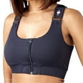 thumbnail image 4 of heart&core Shirl Bra, Post-Surgery, Racerback Zip Bra, Black, XS, 1 Ct, 4 of 11