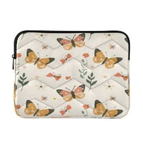 Laptop Inner Case 13.4x10.2In Laptop Case Is Suitable For 13-14In Laptop For Work Travel Outdoors Yellow Butterfly