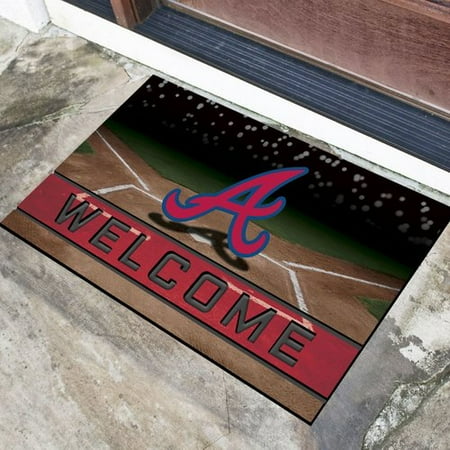 Atlanta Braves Mat - Atlanta Braves Crumb Rubber Door Mat