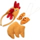 thumbnail image 2 of 1 juego de disfraz de pollo de Pascua, diadema de pollo, corbata, corbata, cosplay de pollo accesorio, 2 of 4