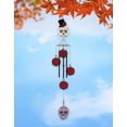 thumbnail image 2 of Sunset Vista Designs 14691 Day of The Dead Metal Wind Chime, White Sugar Skull, 2 of 2