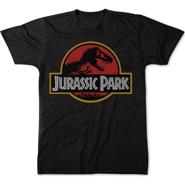 Camiseta gráfica para hombre Jurassic Park Freeze CMI Inc. negro grande Camiseta gráfica