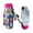 White, variant on Double Cycling Gloves for Motocross Racing - Breathable Donut Pattern Design for Spring, Summer & Autumn