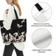 thumbnail image 3 of Balery Japanese White Crane Bolsa Tote Estilo Estético con Cremalleras, Bolsa de Hombro, Bolsa de Compras Grande y Plegable, 3 of 8