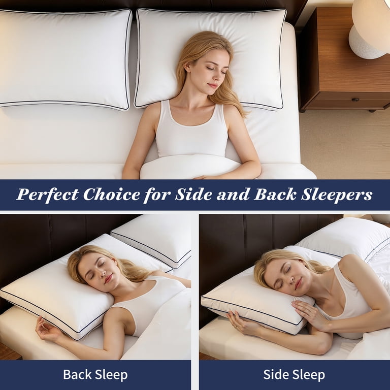 FAPO Hotel Collection Bed Pillows, 2 Pack, Queen photo 4