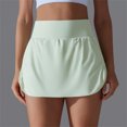 thumbnail image 4 of biudgviw Tennis Skirts for Women Elastic High Waisted Athletic Golf Skorts Stretch Workout Baseball Comfy Skirt with Shorts with Pockets, 4 of 7