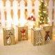 thumbnail image 4 of Candelabros de madera de Navidad, candelabros de madera para velas de té, juego de candelabros rústicos de forma cuadrada, candelabros de luz de té de alce de árbol de Navidad para, 4 of 5