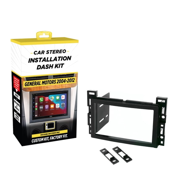 Scosche GM1599B Double DIN Dash Kit for Select 2004-12 Chevrolet, Pontiac and Saturn Vehicles