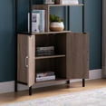 thumbnail image 2 of Miekor Furniture 223085 Bookcase Dark Taupe & Black 131414, 2 of 4