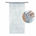 thumbnail image 2 of Hanging Beaded Curtains String Curtain Panels Door Fly Screen Room Divider Net-Sky blue 2PC, 2 of 5