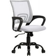 thumbnail image 1 of FDW BestOffice Mid-Back Ergonomic Office Chair, Breathable Mesh, Adjustable Height, Lumbar Support & Armrests, White, 1 of 7