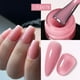 thumbnail image 1 of UR SUGAR-esmalte de uñas de Gel Base de goma Natural, barniz semipermanente, Rosa lechoso, blanco, purpurina, LED UV, 7ml, 1 of 4