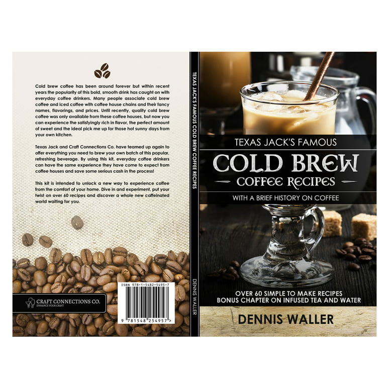 Cold Brew Coffee Maker Starter Kit - Half Gal Mason Jar | Stainless Filter  Basket | Ceramic Burr Grinder | Half Pound Certified Organic Whole Bean