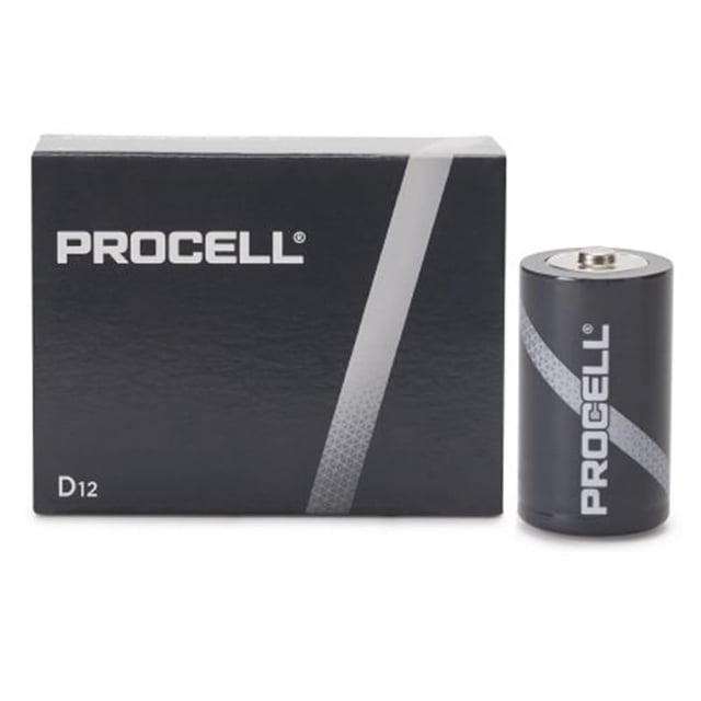 Batería alcalina Duracell PC1300 D de 1,5 V, paquete de 12