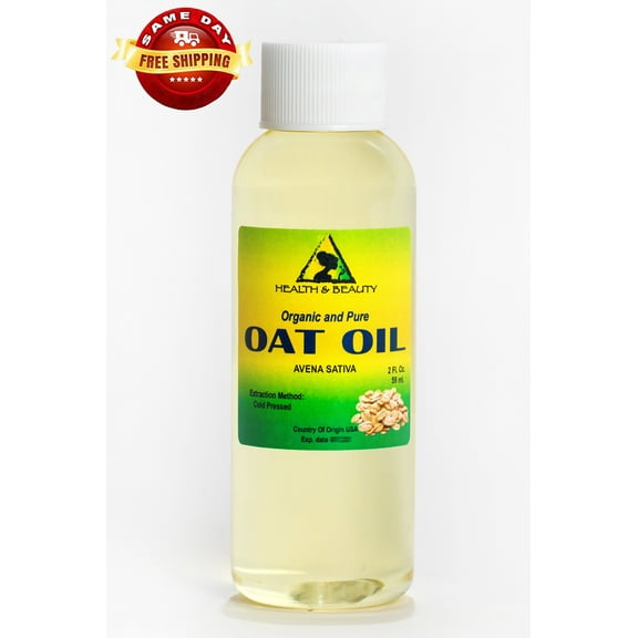 OAT OIL ORGANIC CARRIER COLD PRESSED PREMIUM NATURAL FRESH 100% PURE 2 OZ