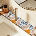 thumbnail image 2 of Yayeee Faucet Mat for Kitchen Sink 30" Diatomite Long Splash Guard Pad, Leopards Leaves, 2 Pack, 2 of 7