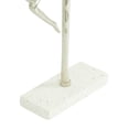 thumbnail image 5 of 17", 16", 18"H Silver Aluminum Dancer Sculpture with Marble Base, by DecMode (3 Count), 5 of 9