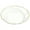 Clear, variant on Soumake Transparent Fruit Plate Golden Edge Stackable Snacks Serving Platter Unbreakable Round Salad Dessert Dinner Plate Dining Room Supplies