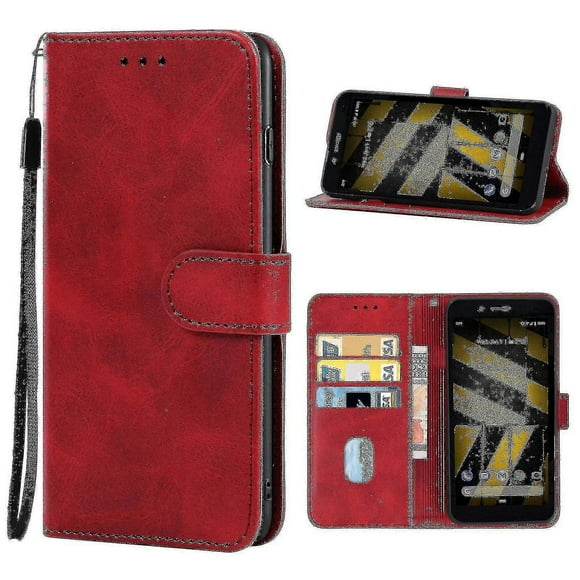 Leather Phone Case For Cat S42